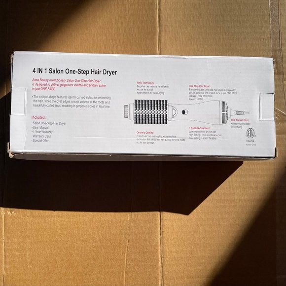 Aima Beauty Hair Dryer Brush, 4-in-1 Upgrade Function Hot Air Brush for Women - Picture 2 of 2